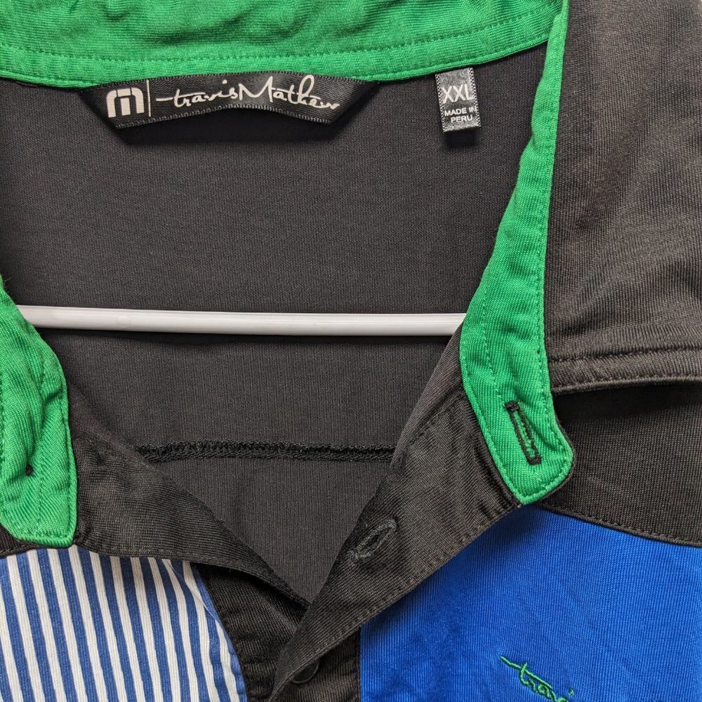 Black Travis Mathew Golf shirt - Picture 2 of 3